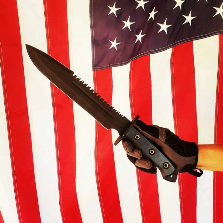 Lone Wolf Tactical with American Flag